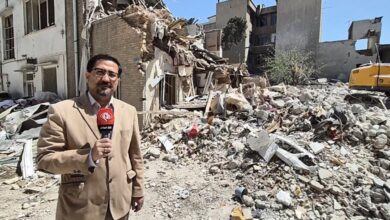 العالم توثق استهداف كنيس تاريخي لليهود في غارة صهيوأمريكية بطهران