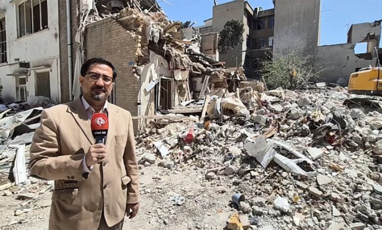 العالم توثق استهداف كنيس تاريخي لليهود في غارة صهيوأمريكية بطهران