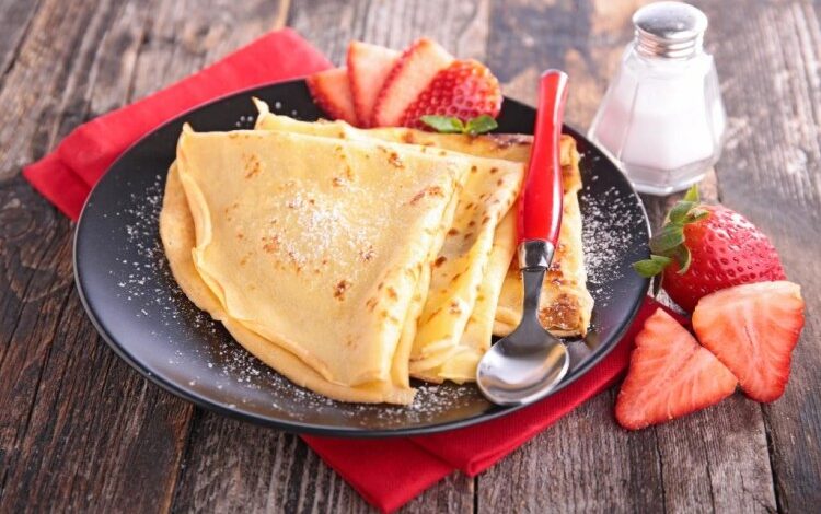 الكريب بدون بيض