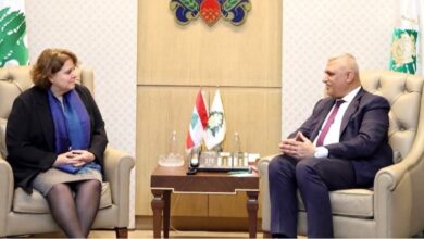 اللواء شقير عرض مع سفيرة دولة تشيكيا الاوضاع العامة