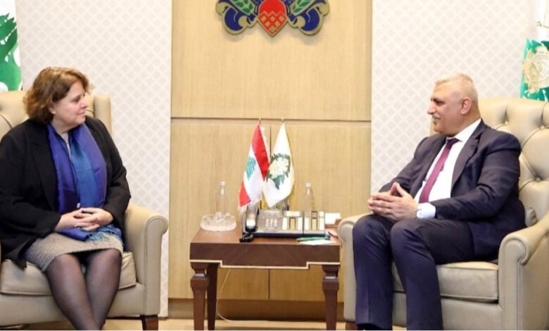 اللواء شقير عرض مع سفيرة دولة تشيكيا الاوضاع العامة