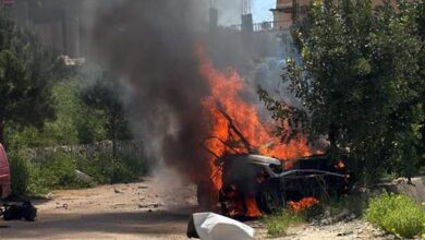 بالصورة - استهداف سيارة في يحمر الشقيف