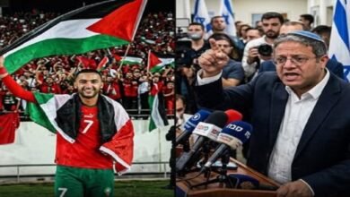 بن غفير يهدد اللاعب المغربي حكيم زياش بعد انتقاده قانون إعدام الأسرى الفلسطينيين