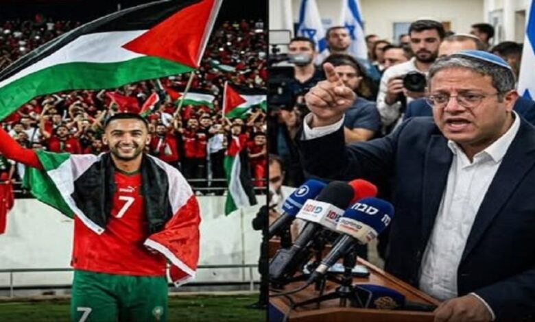 بن غفير يهدد اللاعب المغربي حكيم زياش بعد انتقاده قانون إعدام الأسرى الفلسطينيين