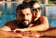 تناغم لافت وأناقة بسيطة.. مي عمر ومحمد سامي يخطفان القلوب