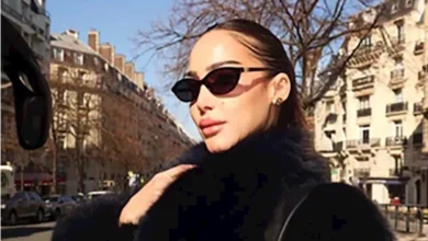 جاكيت بصيحة الجينز.. بسمة بوسيل تتألق بإطلالة كاجوال أنيقة