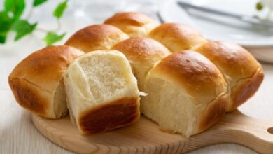 خبز الحليب الهش