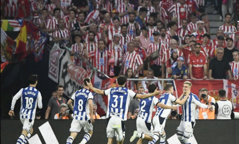 ريال سوسييداد يقهر أتلتيكو مدريد ويتوج بكأس ملك إسبانيا