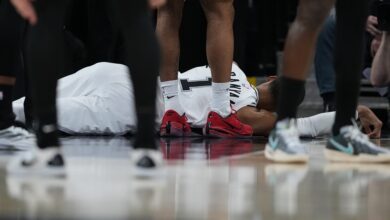 سقوط مرعب للاعب في الدور الأمريكي لكرة السلة (NBA).. فيديو