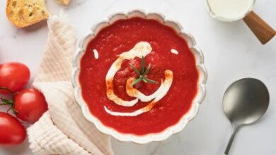 شوربة طماطم سريعة