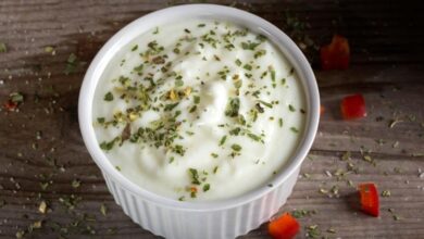 صلصة دايت بدون مايونيز