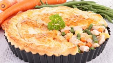 طريقة عمل أسهل طريقة لعمل فطيرة الدجاج - وصفات طبخ - وصفات دجاج