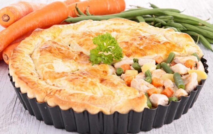 طريقة عمل أسهل طريقة لعمل فطيرة الدجاج - وصفات طبخ - وصفات دجاج