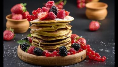 طريقة عمل البان كيك القطني للفطور