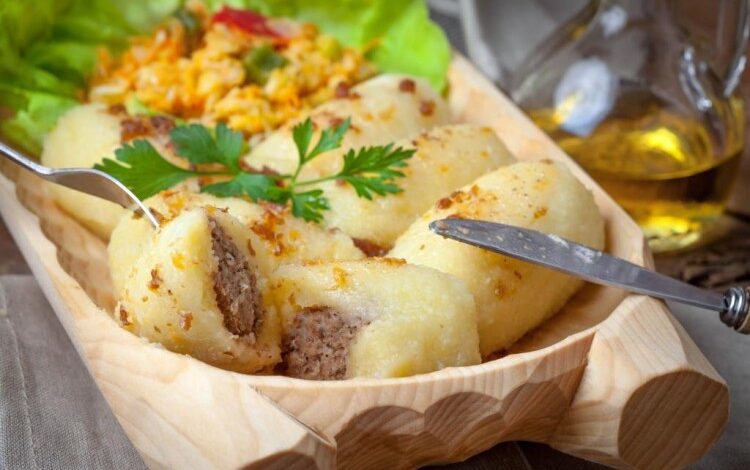 طريقة عمل البطاطس المحشية لحمة مفرومة - وصفات طبخ - أكلات اللحوم