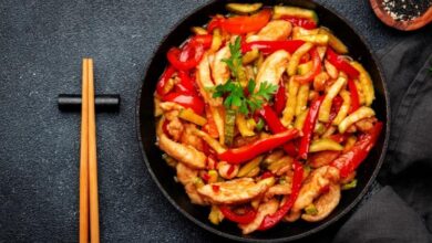 طريقة عمل دجاج بالصويا صوص والخضار - وصفات طبخ - وصفات دجاج