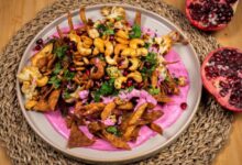 فتة القرنبيط بالشمندر بالفيديو