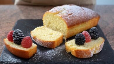 كيك الزبادي السريع