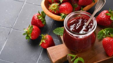 مربى الفراولة الطازج