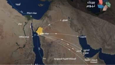 ميناء نيوم السعودي يطلق ممرًا لوجستيًا يربط أوروبا بمصر والخليج