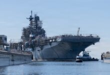 يقول فيلان إن البحرية "تدرس" إمكانية بناء سفن خارج الولايات المتحدة