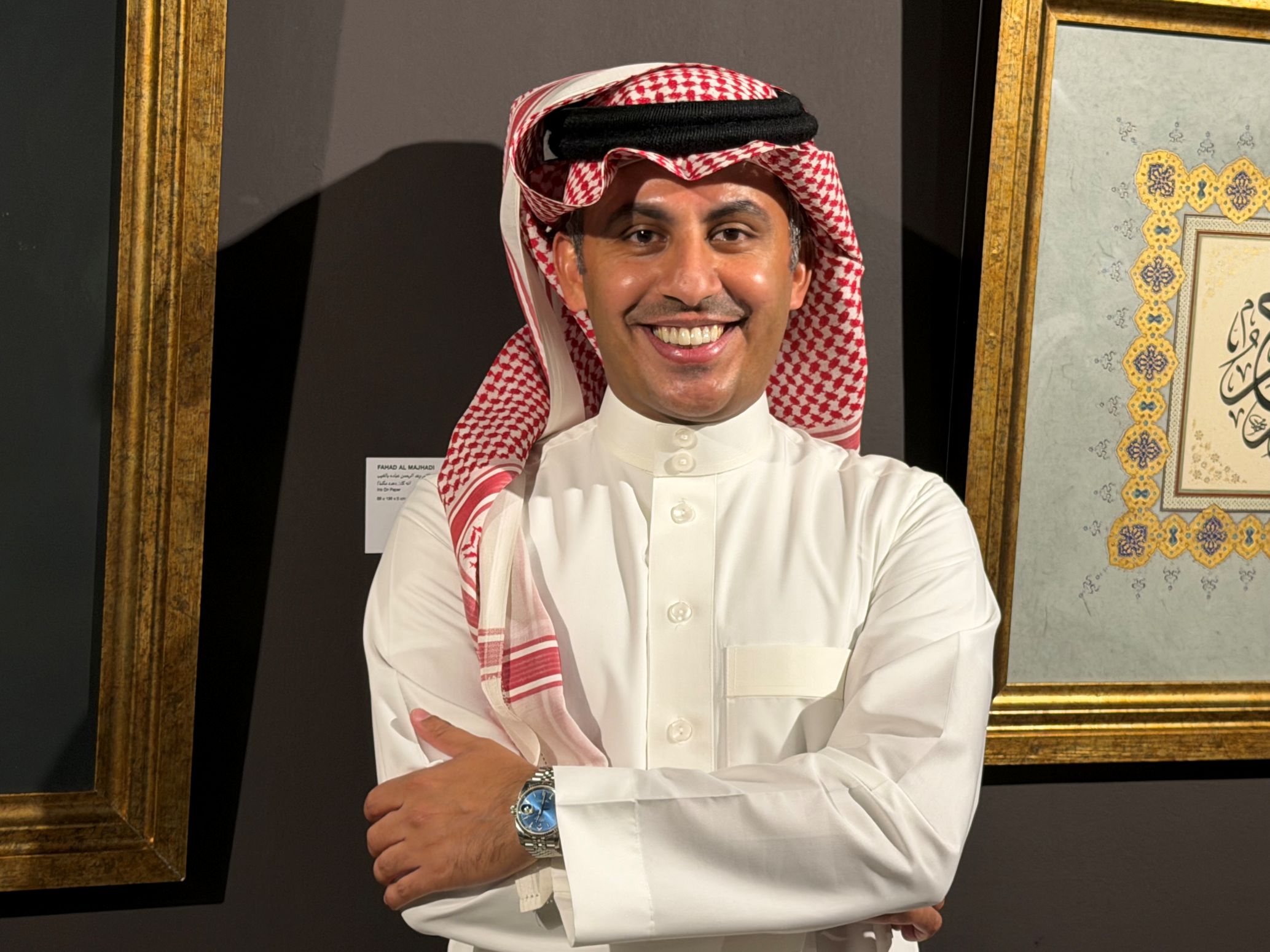 فهد المجحدي 8220 تجلي 8221 تظاهرة فنية لمبدعي الخط العربي على مستوى