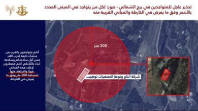 إنذار جديد لسكان مدينة صور وتحديدا مخيم الرشيدية وبرج الشمالي