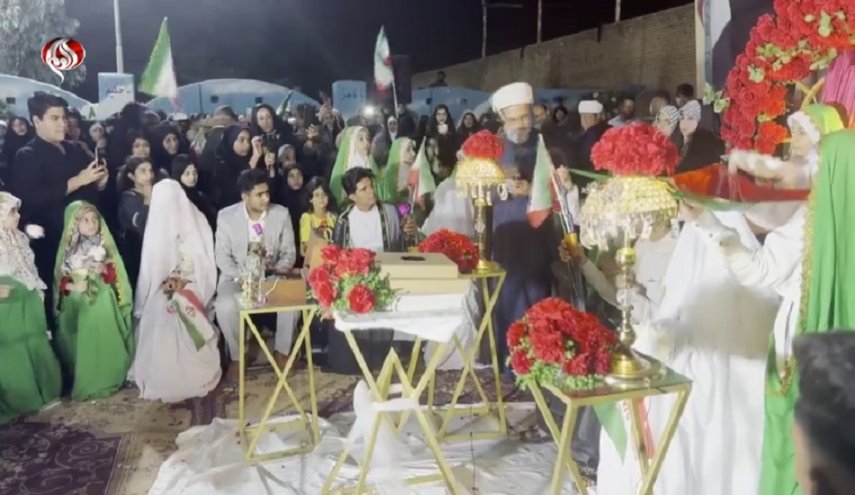 صورة مميزة: عاجل | إيران: شباب خوزستان يتحدّون الظروف بزواج جماعي في رسالة صمود!