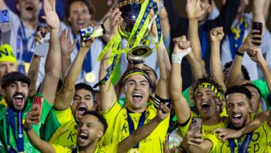 رونالدو يقود فريقه النصر للفوز بالدوري السعودي