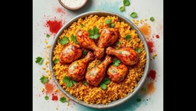 طريقة عمل أسهل كبسة دجاج بالمكسرات - وصفات طبخ