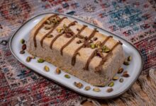 طريقة عمل حلاوة السميد الباردة بالآيس كريم بالفيديو - حلويات - حلويات باردة