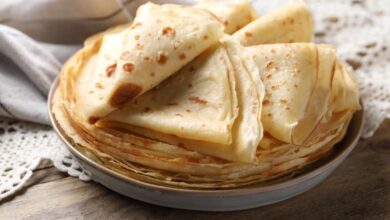 طريقة عمل عيش الكريب - وصفات الخبز -