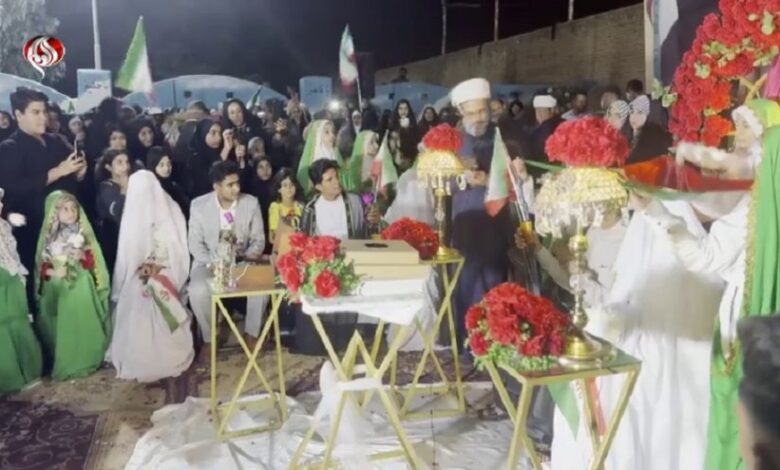 عاجل | إيران: شباب خوزستان يتحدّون الظروف بزواج جماعي في رسالة صمود!