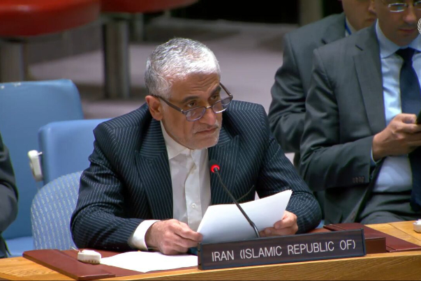 عاجل | إيرواني: على مجلس الأمن ان لا يلتزم الصمت أو اللامبالاة تجاه تهديدات ترامب المتكررة ضد ايران
