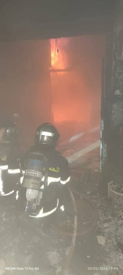 الجزائر اندلاع حريق بمقر وزارة التربية بالمرادية صور