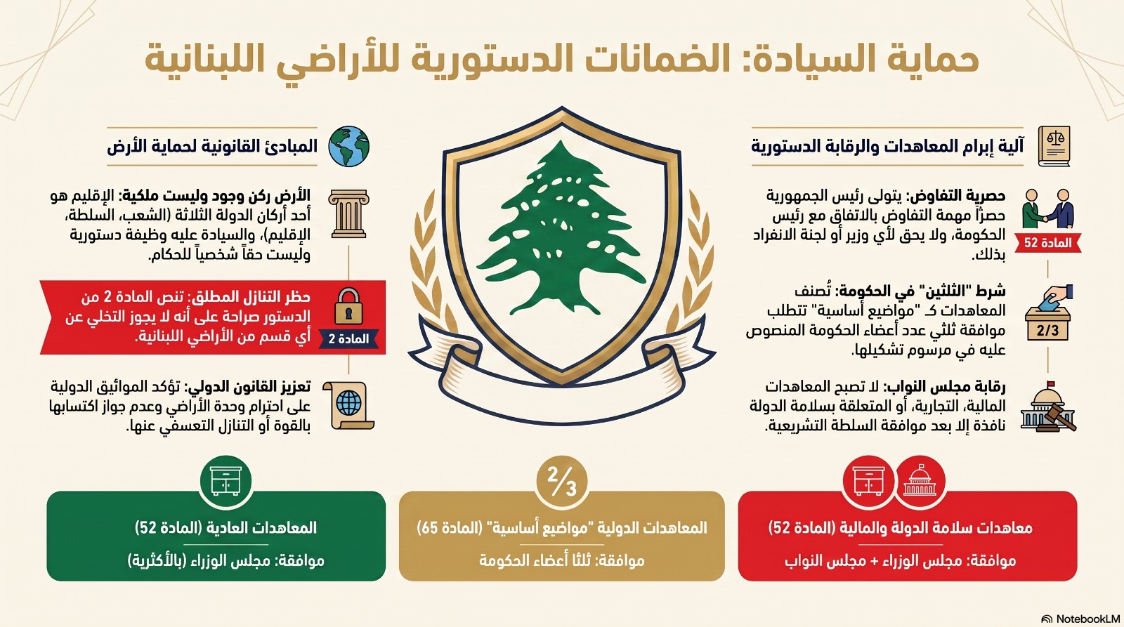 عاجل | حماية السيادة: الضمانات الدستورية للأراضي اللبنانية - صورة مميزة صورة مميزة: عاجل | حماية السيادة: الضمانات الدستورية للأراضي اللبنانية