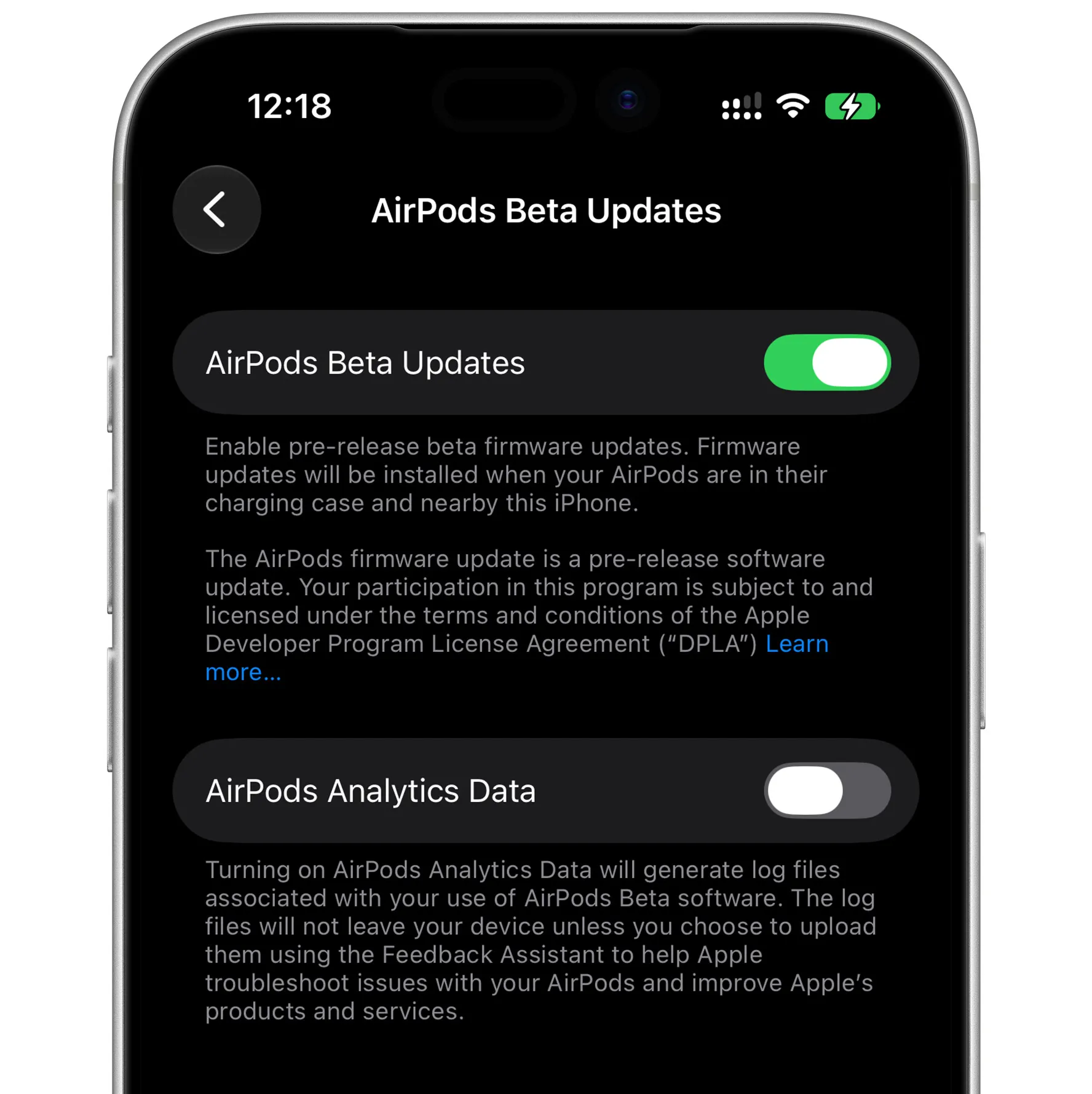 تتوفر الآن تحديثات الإصدار التجريبي من البرنامج الثابت لـ AirPods