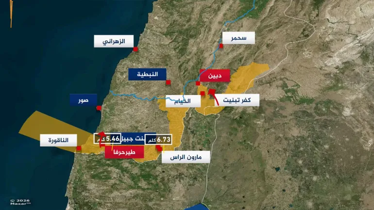 بيت ياحون والشقيف   إسرائيل تعود إلى جغرافيا الحزام الأمني