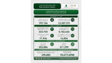 إدارة مخاطر الكوارث" في السرايا: 134534 نازحا في مراكز الإيواء و3666 شهيدا و11321 جريحا - Shafaqna Lebanon