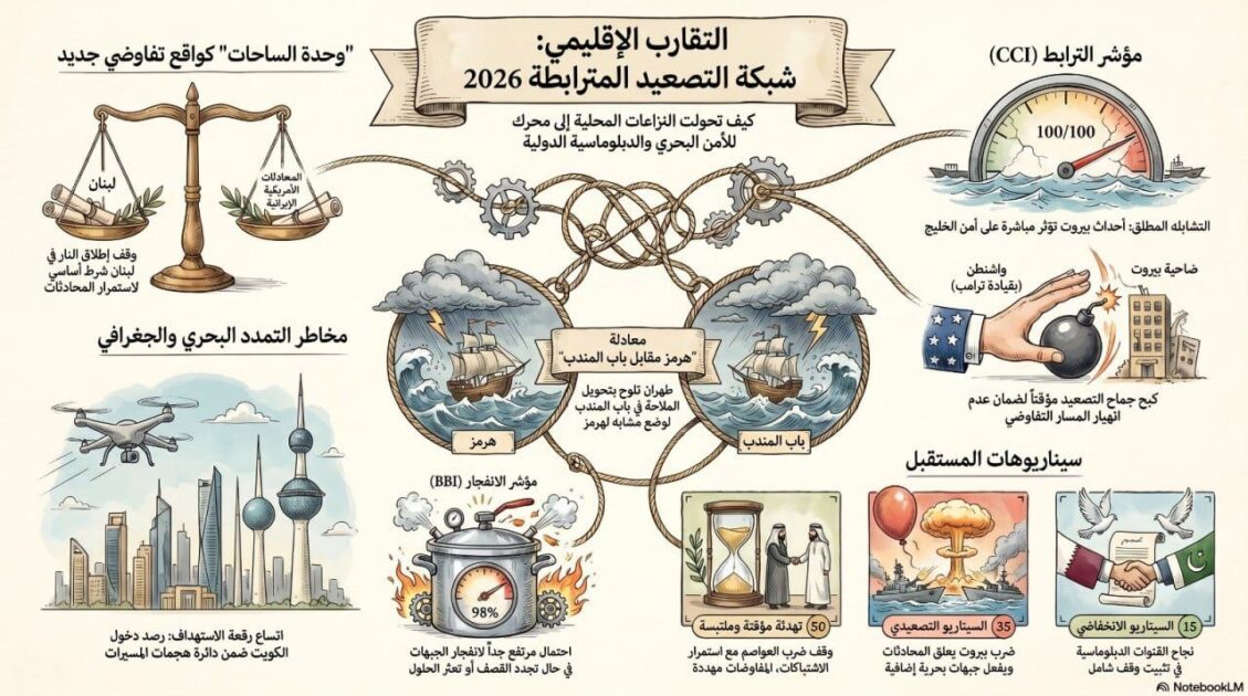 عاجل | التقارب الاقليمي، شبكة التصعيد المترابطة - صورة مميزة صورة مميزة: عاجل | التقارب الاقليمي، شبكة التصعيد المترابطة