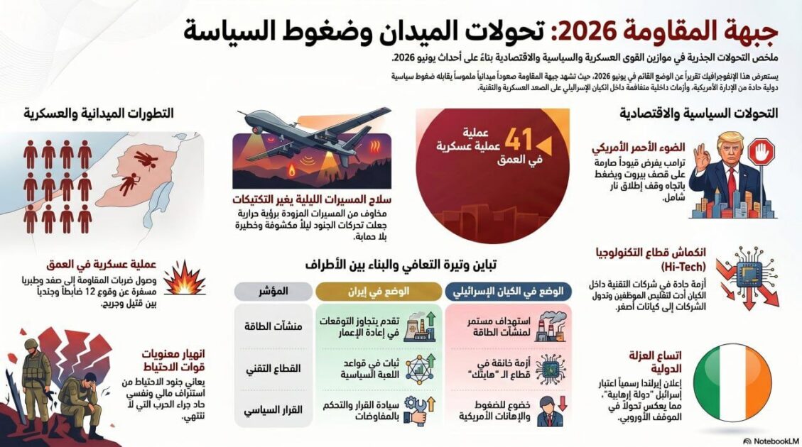 صورة مميزة: عاجل | جبهة المقاومة 2026: تحولات الميدان والضغوط السياسية