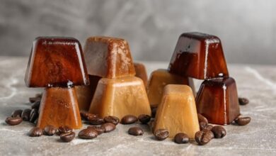عاجل | حلى مكعبات الكابتشينو البارد