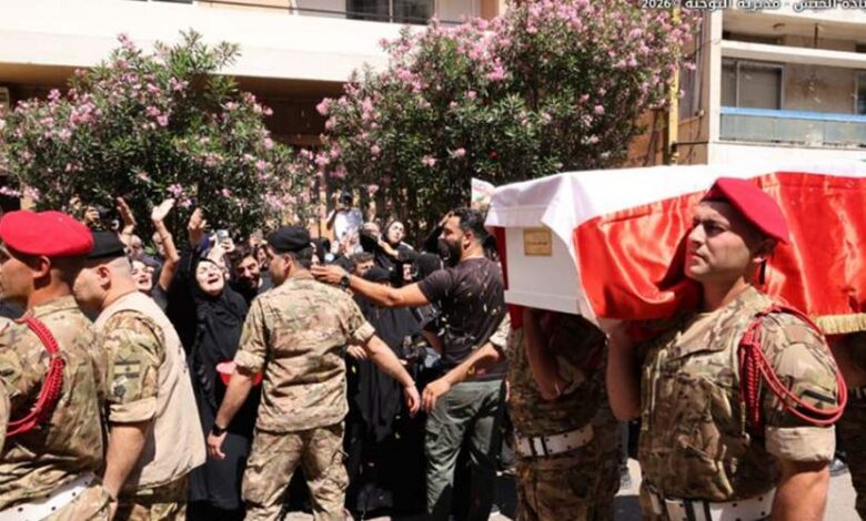 عاجل | قيادة الجيش شيّعت الجندي الشهيد حسين غزال (صور)