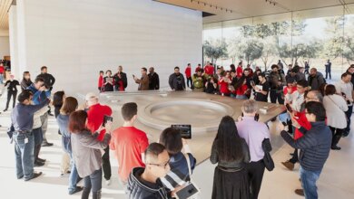 تم إغلاق مركز زوار Apple Park جزئيًا لإجراء تحسينات على المتجر