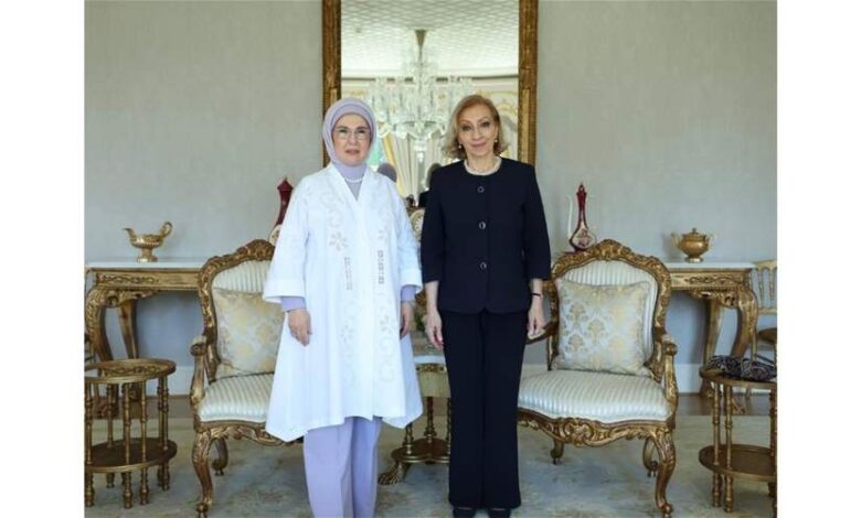 عاجل | السفيرة بعاصيري التقت أمينة إردوغان وتأكيد عمق العلاقات اللبنانية التركية وبحث في التعاون الاجتماعي والتربوي والبيئي
