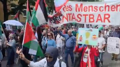عاجل | تظاهرة في برلين دعماً لفلسطين ولبنان وإيران ورفضاً للعدوان