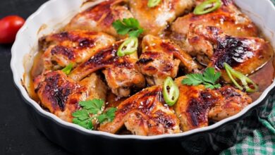 عاجل | طريقة عمل أجنحة الدجاج بصوص الباربكيو في الفرن – وصفات طبخ