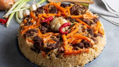 عاجل | طريقة عمل بلوف أوزبكي تقليدي باللحم والجزر – وصفات طبخ