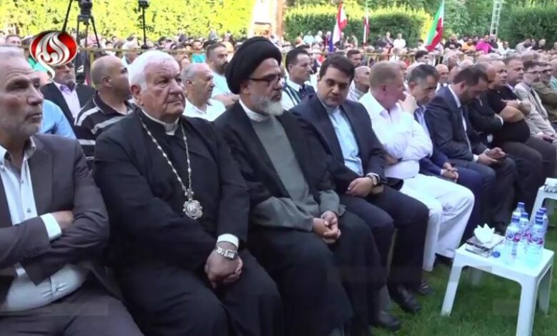عاجل | مهرجان في بعلبك يشيد بدعم إيران للبنان ويؤكد رفض التفاوض مع الاحتلال