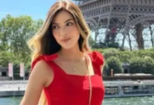 فستان أنيق ومكياج هادئ .. ميرنا جميل تتألق بلوك جذاب